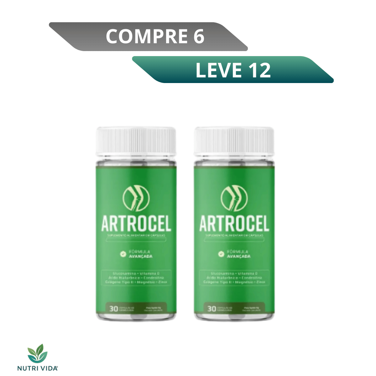 Artrocel 30 Cápsulas - Fórmula Avançada