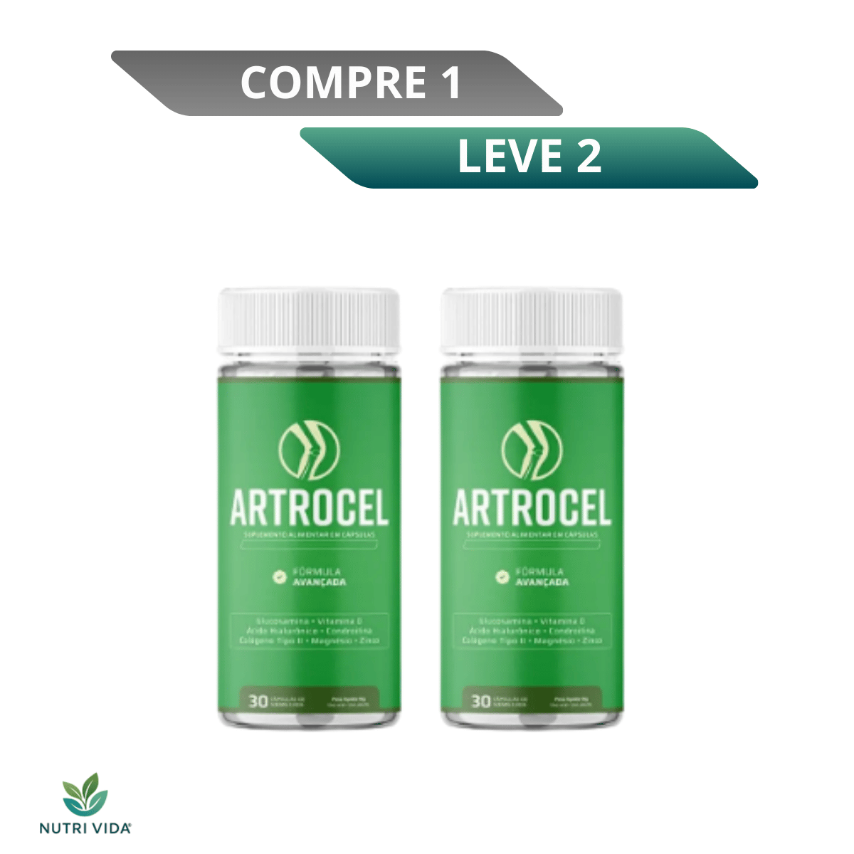 Artrocel 30 Cápsulas - Fórmula Avançada