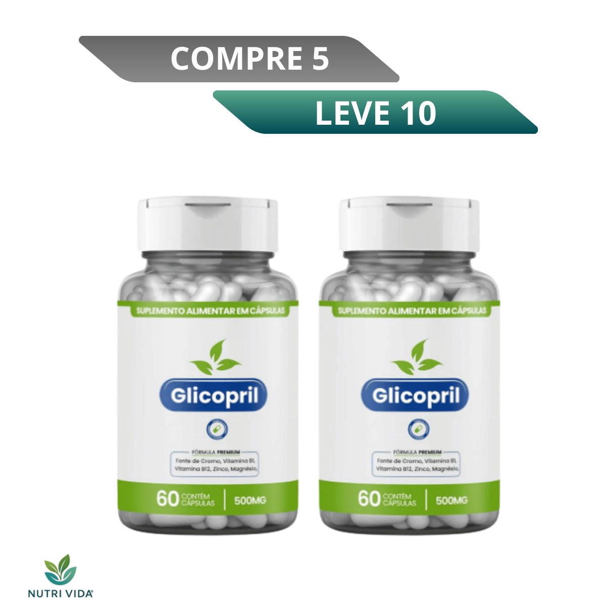 Glicopril 60 Cápsulas - Suplemento com Ingredientes Naturais para Apoio à Glicemia