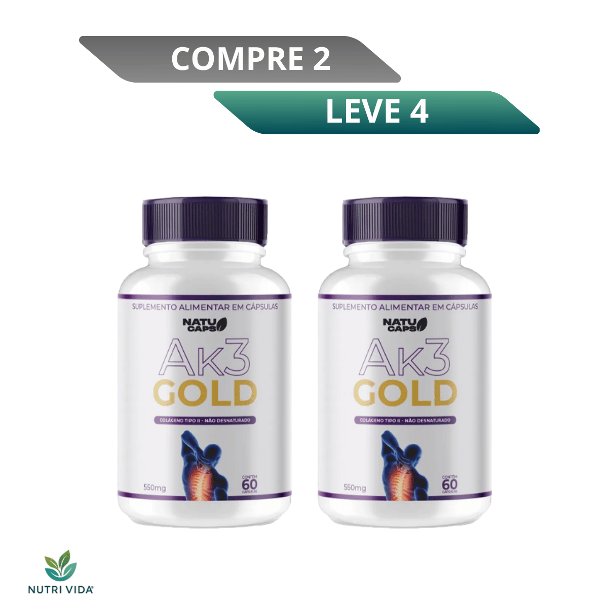 Gold AK3 - Alívio Das Dores e Mais Mobilidade