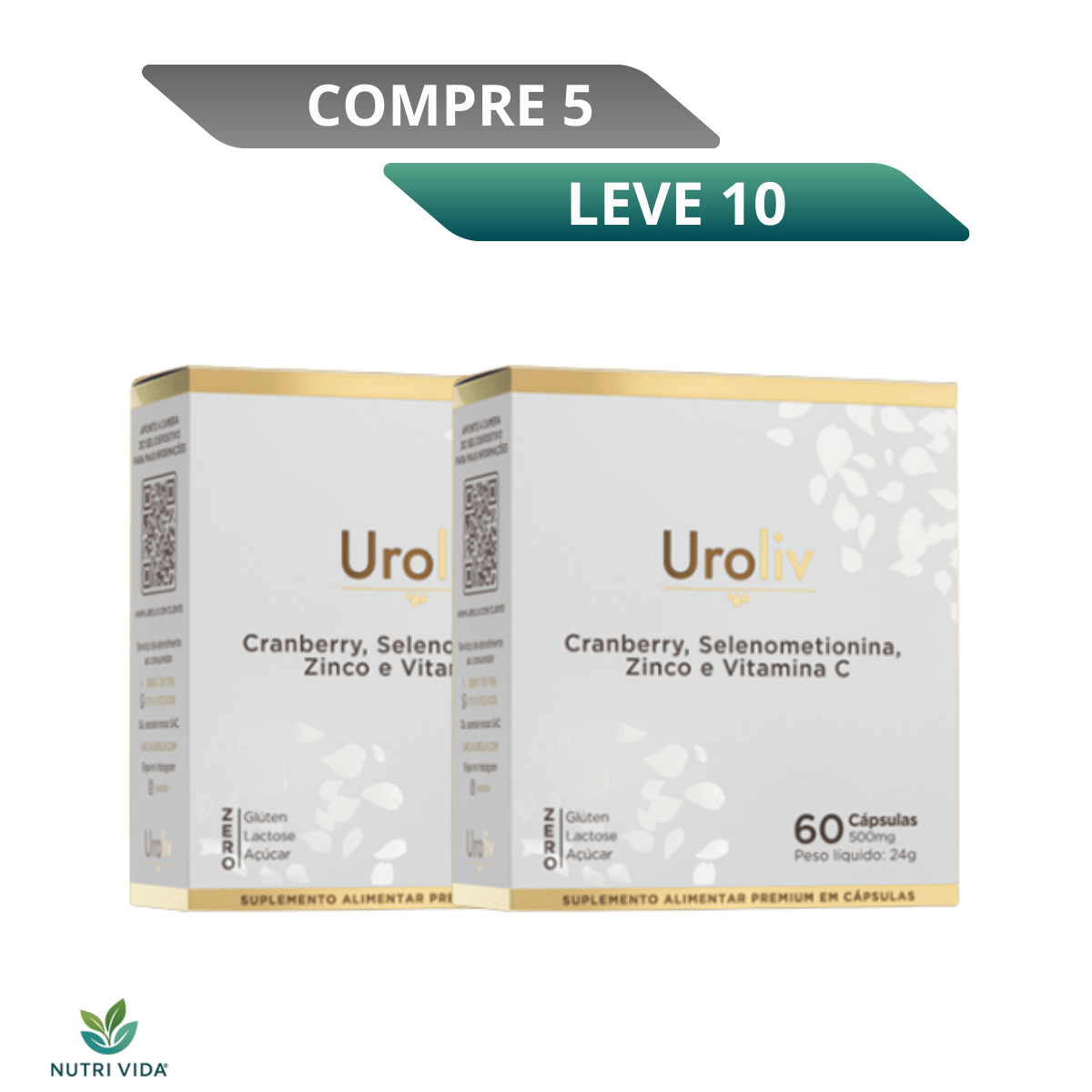 Uroliv 30 Cápsulas - Apoio Saúde e Conforto Urinário